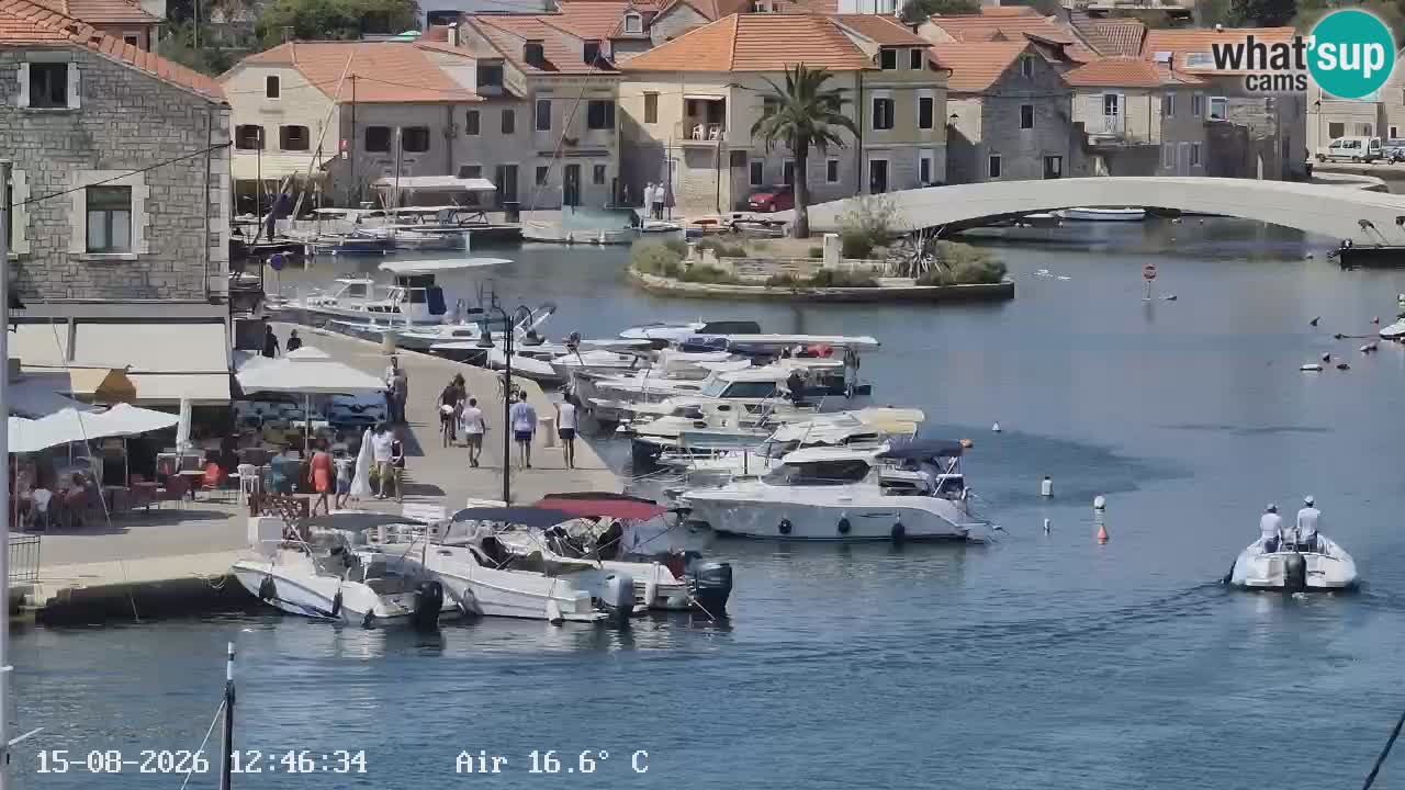 Livecam Vrboska marina | Hvar island | Dalmatia
