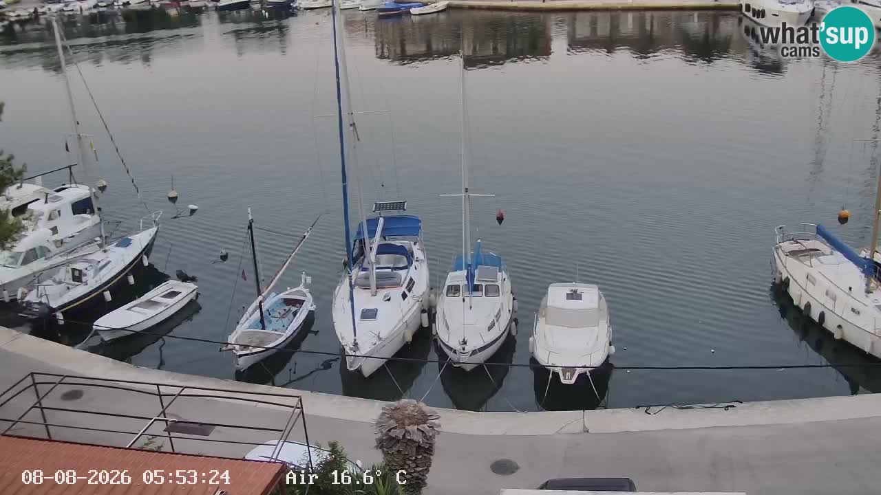 Webcam Vrboska marina | Hvar Insel | Dalmatien