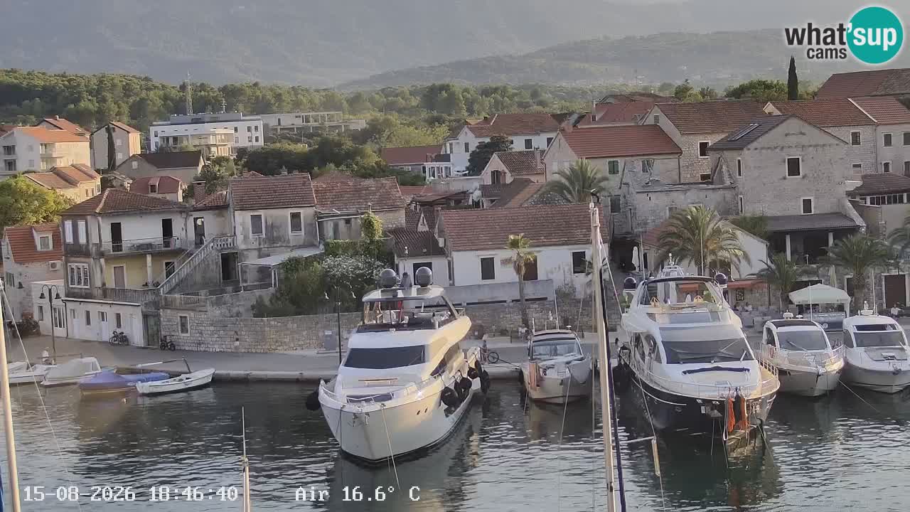Livecam Vrboska marina | Hvar island | Dalmatia