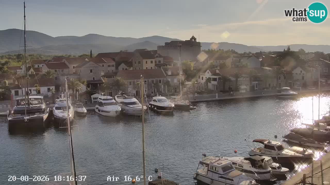 Livecam Vrboska marina | Hvar island | Dalmatia
