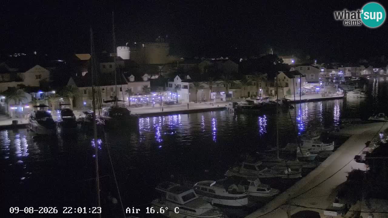 Livecam Hvar Vrboska marina | Île de Hvar | Dalmatia