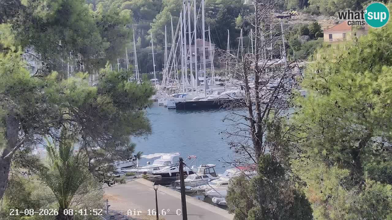 Webcam Vrboska marina | Hvar Insel | Dalmatien