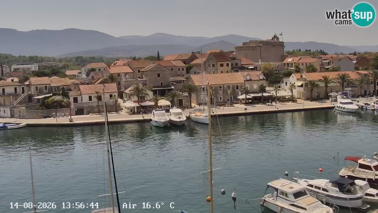 Webcam Vrboska marina | Hvar Insel | Dalmatien