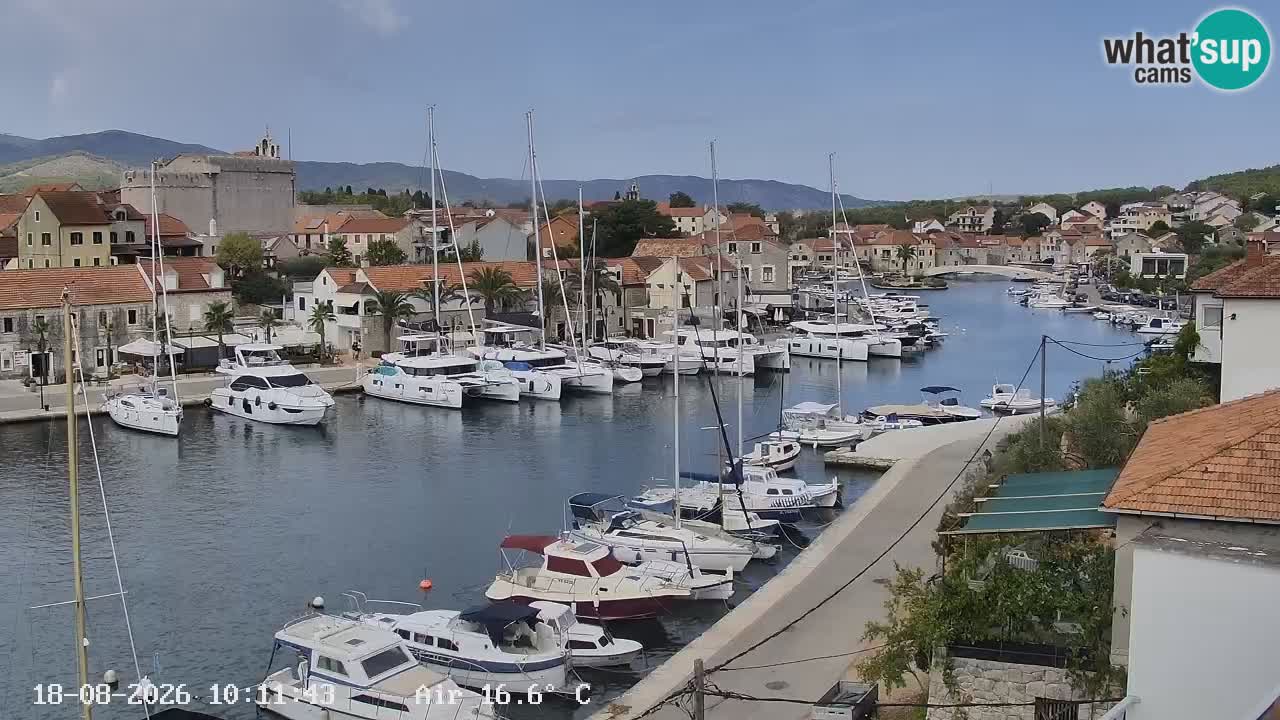 Livecam Vrboska marina | Hvar island | Dalmatia