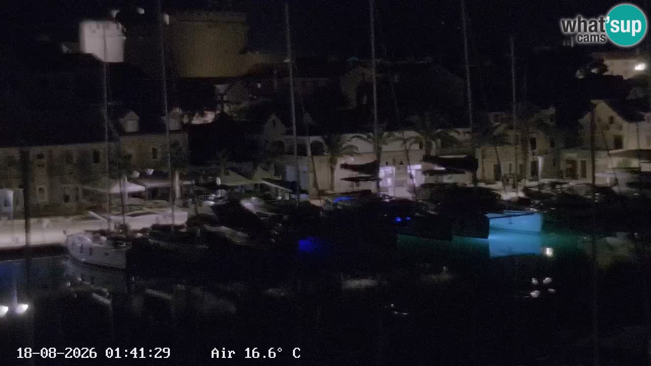 Webcam Vrboska marina | Hvar Insel | Dalmatien