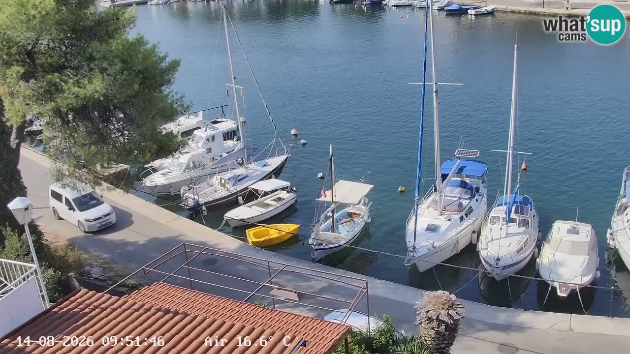 Livecam Hvar Vrboska marina | Île de Hvar | Dalmatia