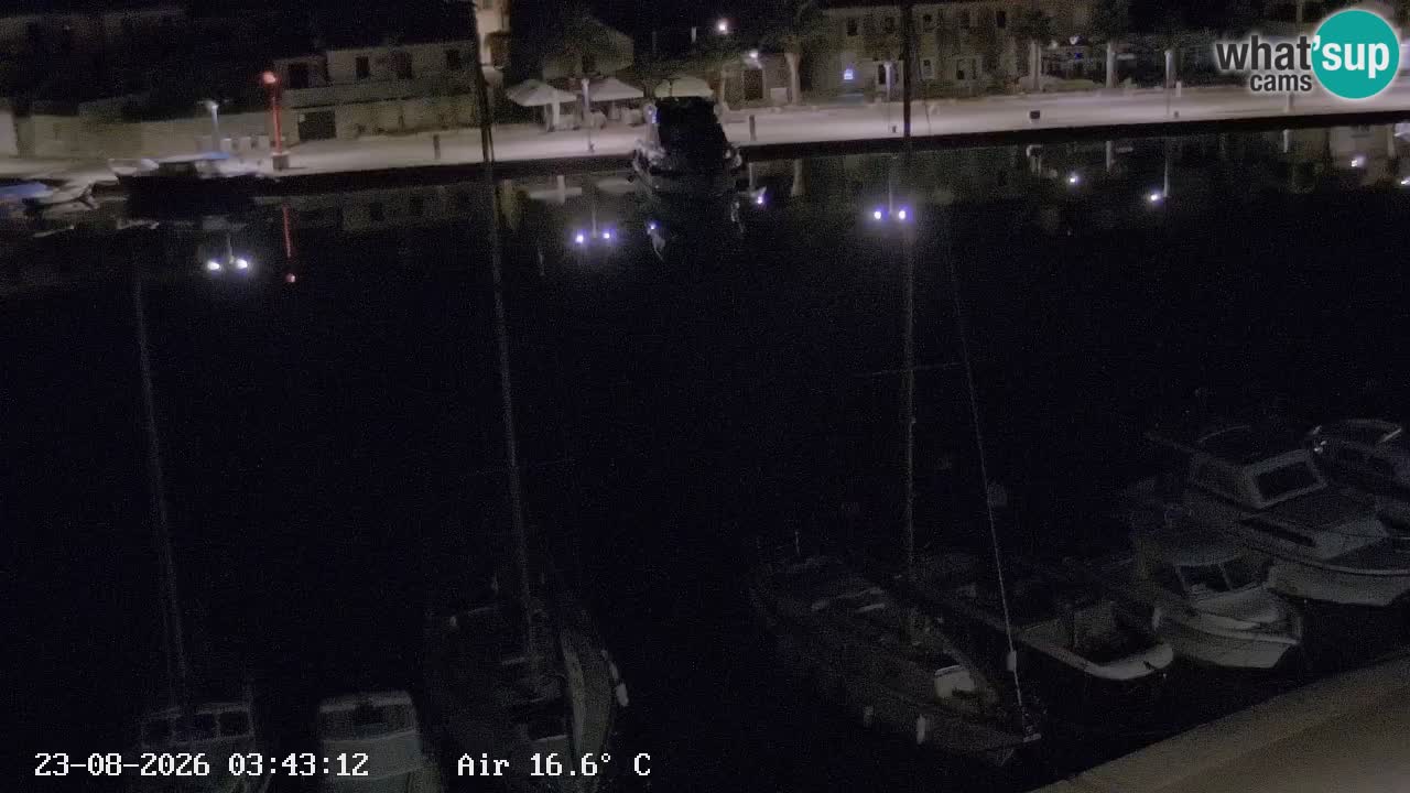 Webcam Vrboska marina | Hvar Insel | Dalmatien