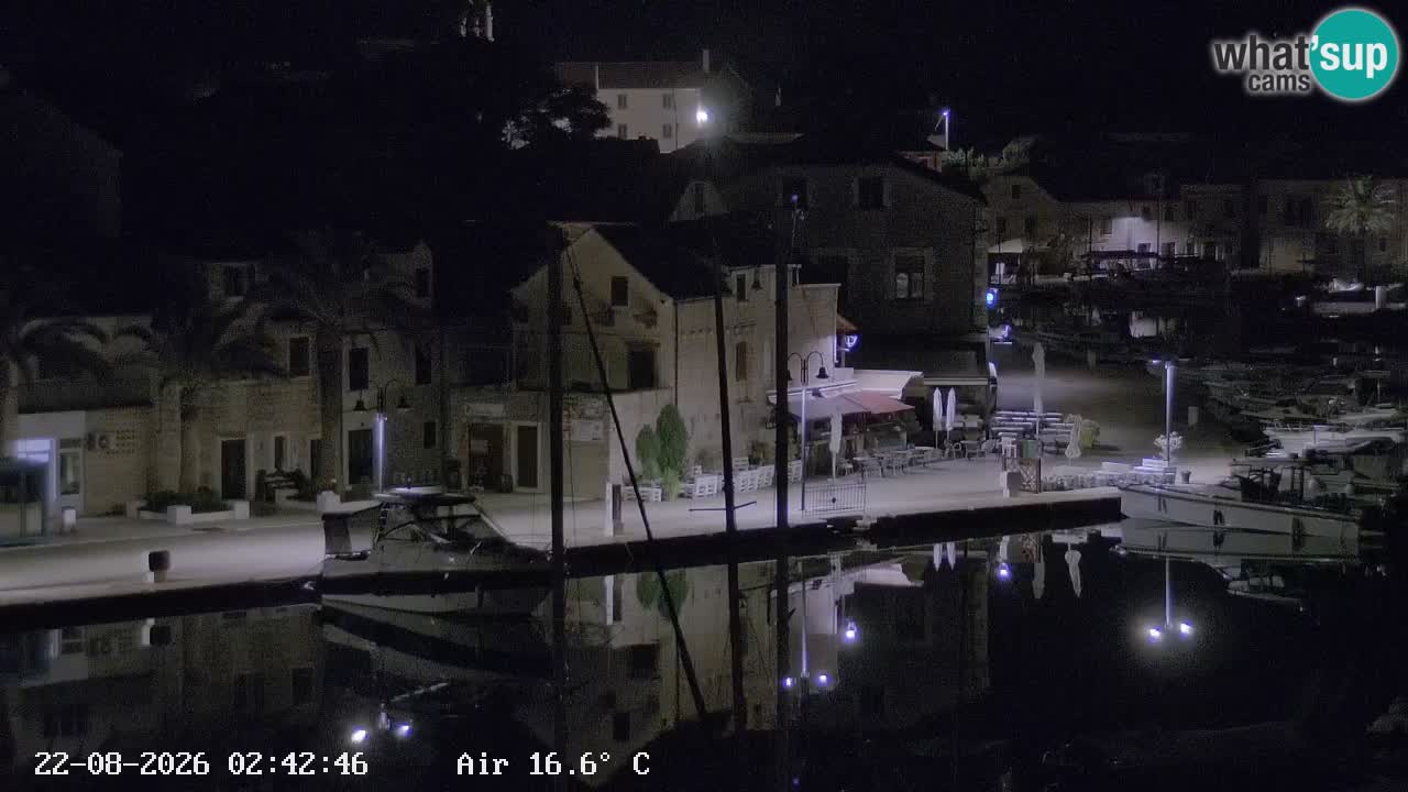Livecam Hvar Vrboska marina | Île de Hvar | Dalmatia