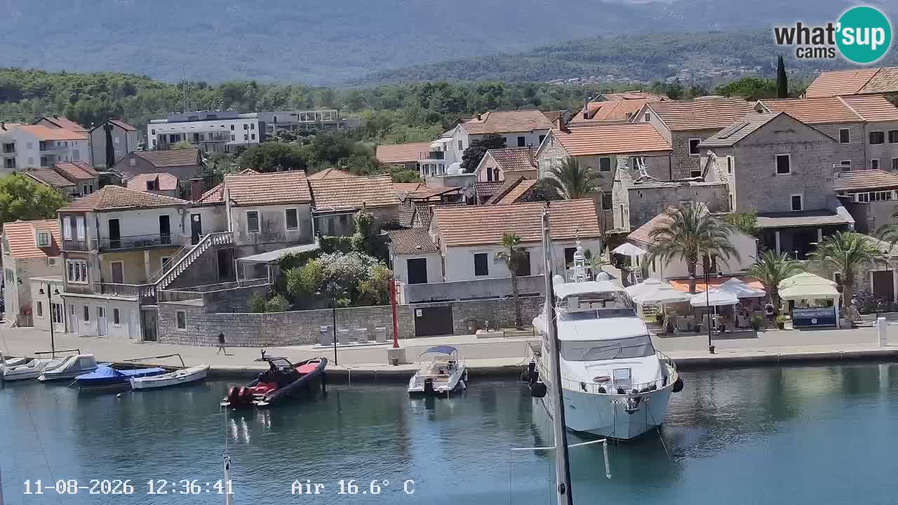 Livecam Vrboska marina | Hvar island | Dalmatia
