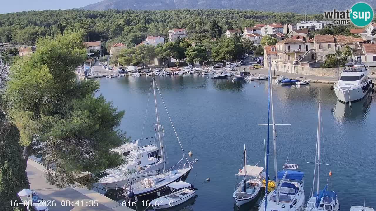 Web kamera Hvar Vrboska marina | otok Hvar | Dalmacija