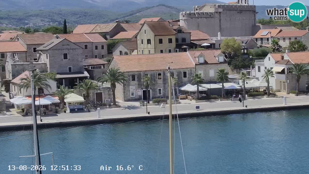 Webcam Vrboska marina | Hvar Insel | Dalmatien