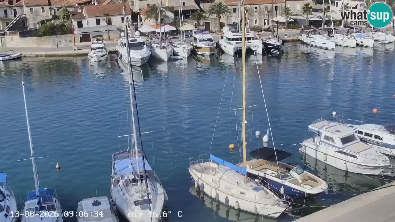 Webcam Vrboska marina | Hvar Insel | Dalmatien
