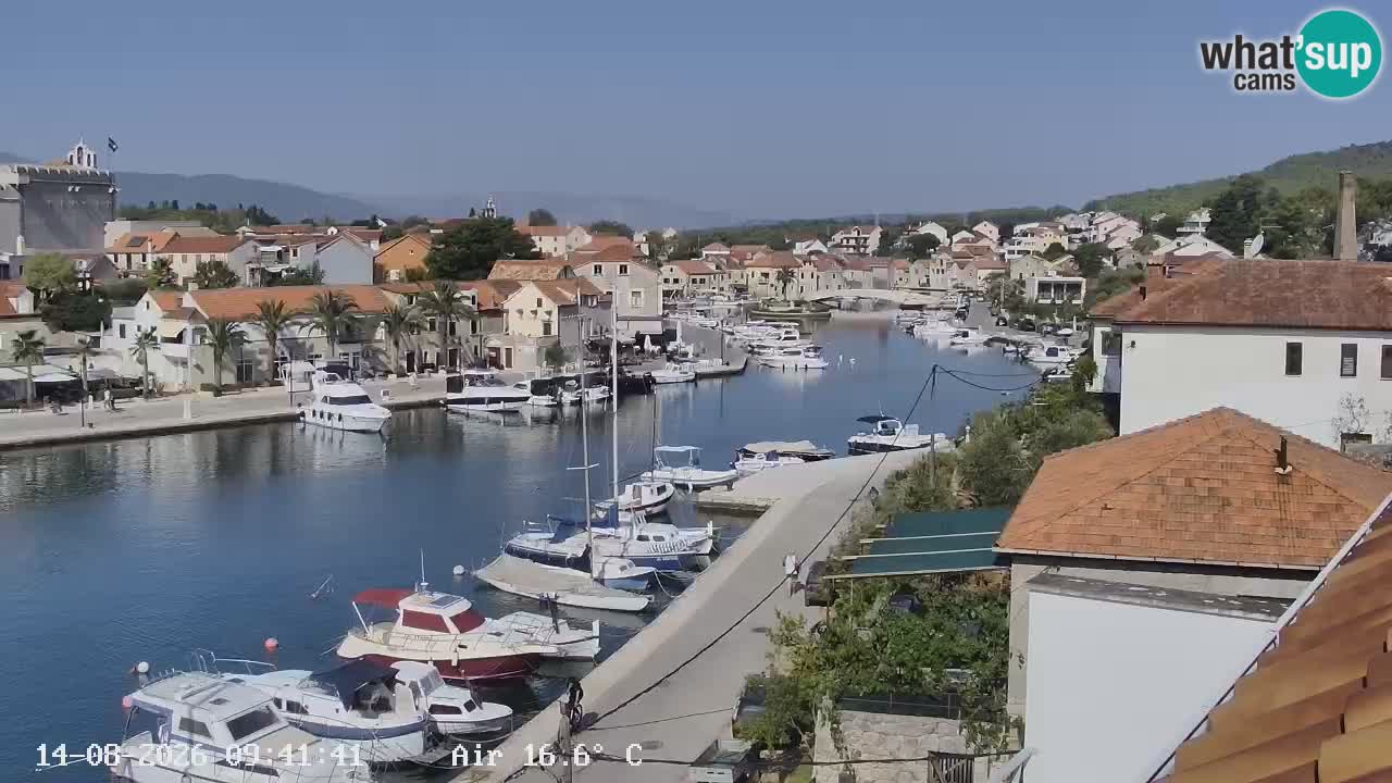 Livecam Hvar Vrboska marina | Île de Hvar | Dalmatia