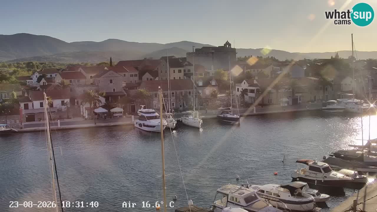 Web kamera Hvar Vrboska marina | otok Hvar | Dalmacija