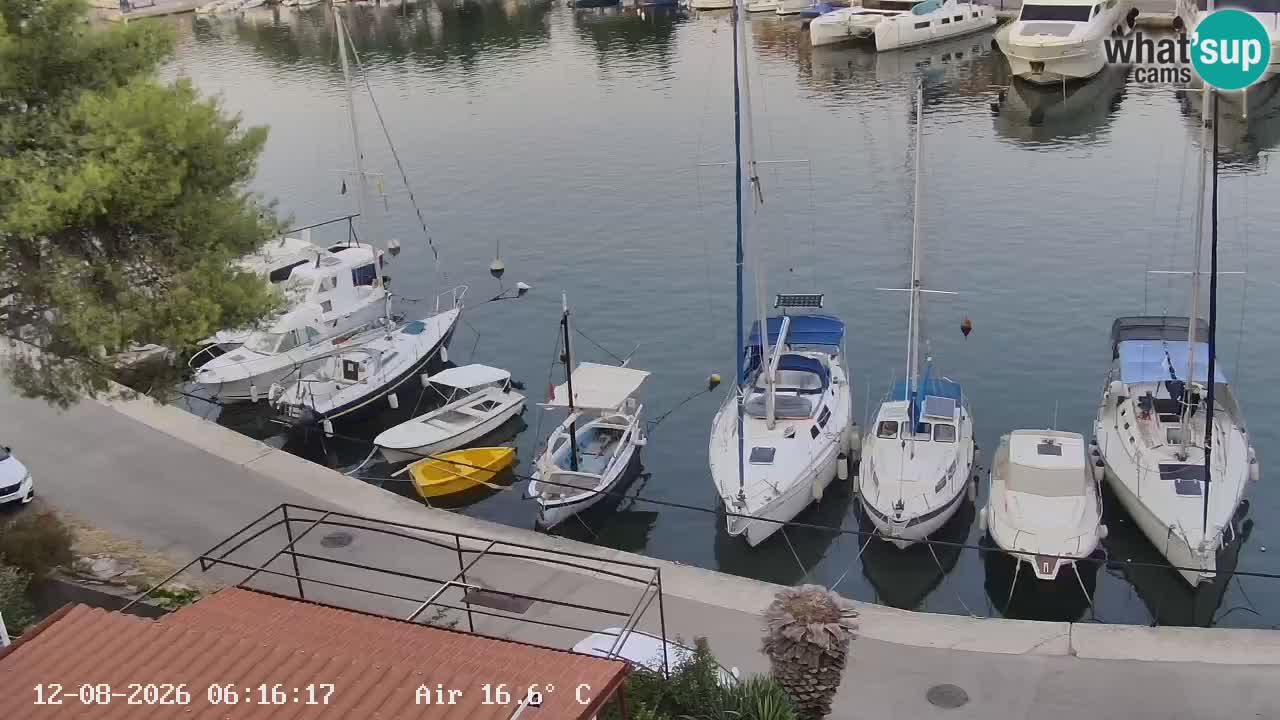 Webcam Vrboska marina | Hvar Insel | Dalmatien