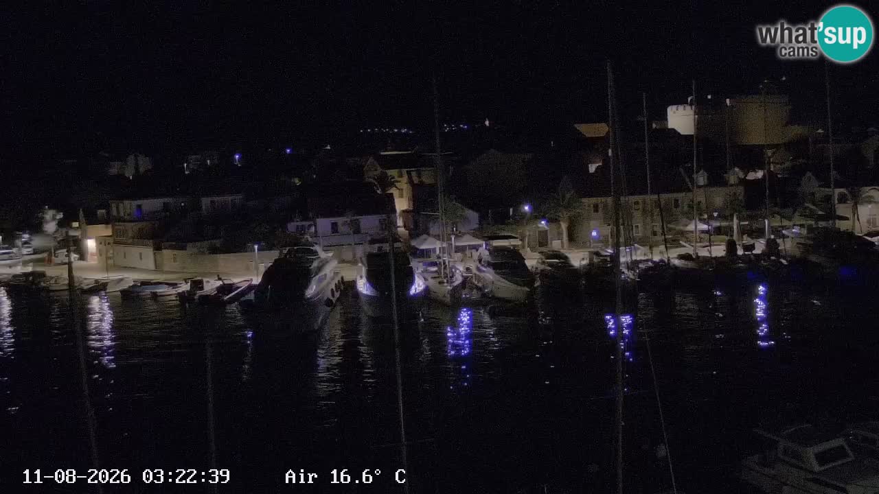 Webcam Hvar Vrboska marina | Dalmazia