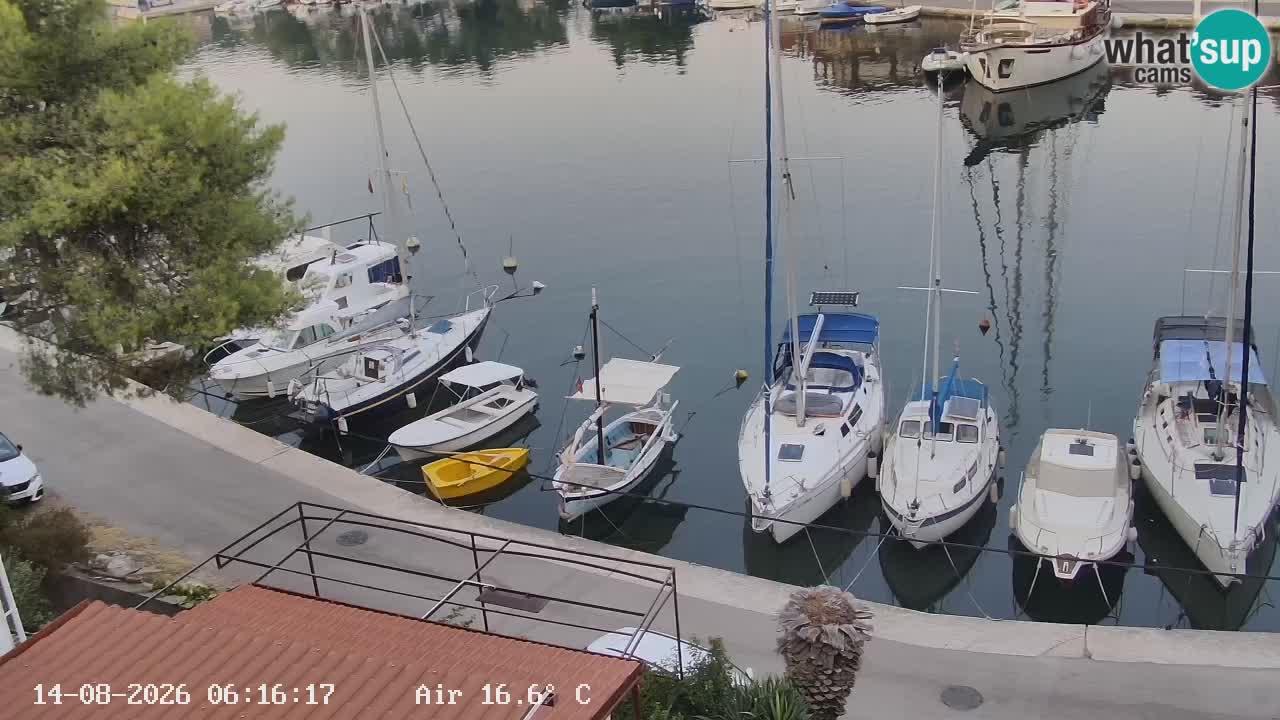 Webcam Vrboska marina | Hvar Insel | Dalmatien