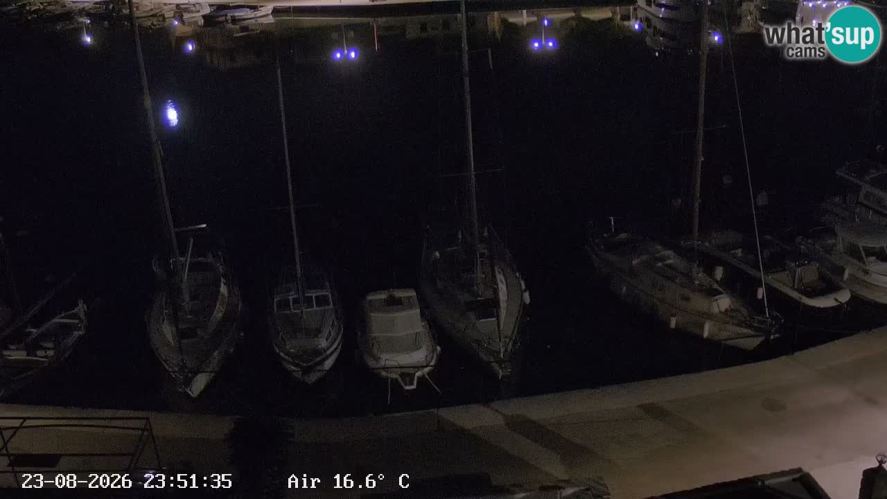 Webcam Vrboska marina | Hvar Insel | Dalmatien