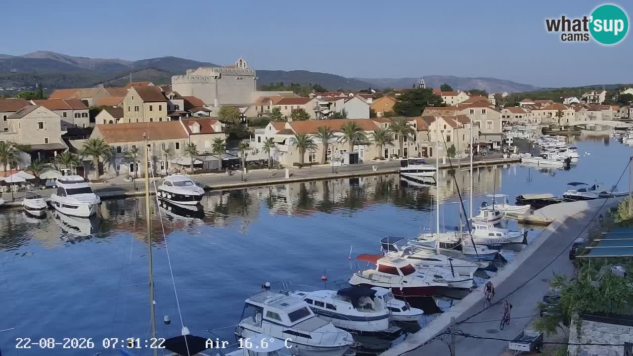 Webcam Vrboska marina | Hvar Insel | Dalmatien