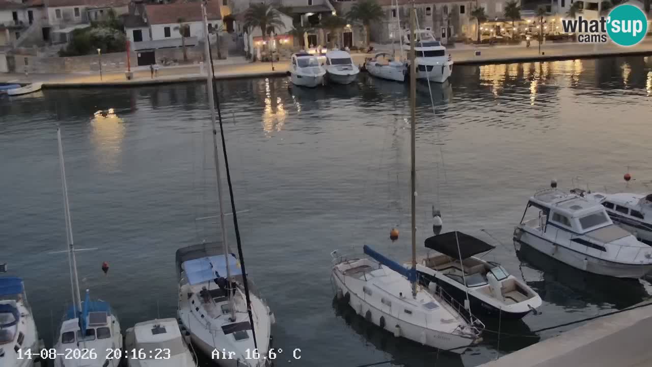 Webcam Vrboska marina | Hvar Insel | Dalmatien