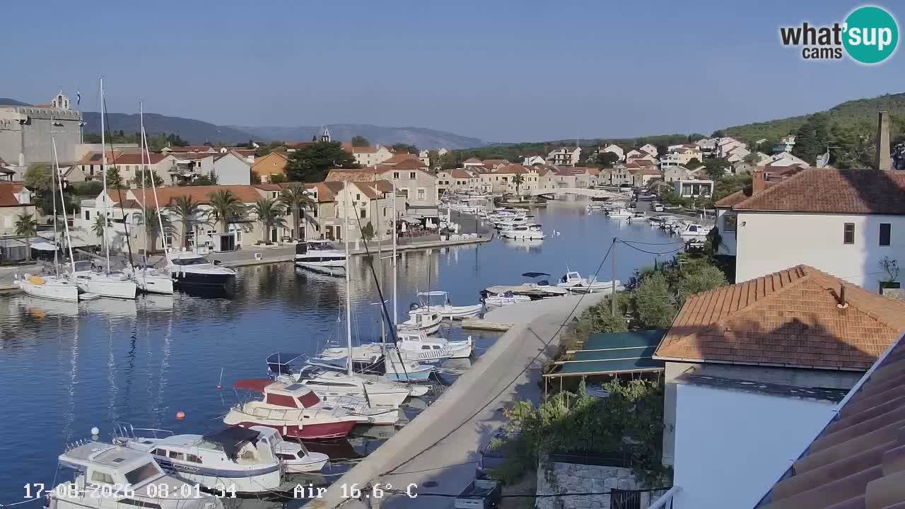 Livecam Vrboska marina | Hvar island | Dalmatia