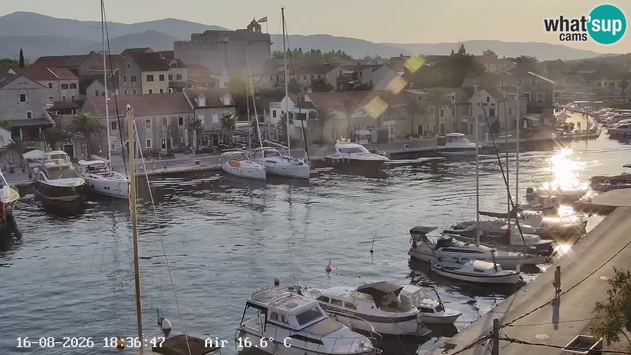 Webcam Hvar Vrboska marina | Dalmazia