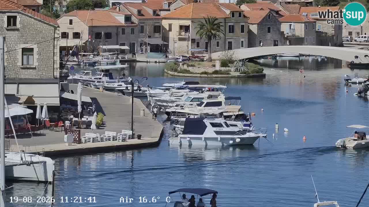 Livecam Hvar Vrboska marina | Île de Hvar | Dalmatia