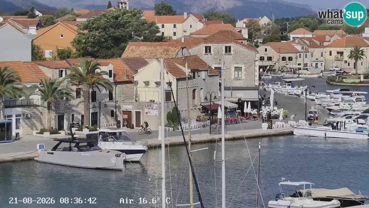 Webcam Vrboska marina | Hvar Insel | Dalmatien