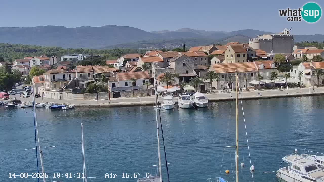 Livecam Hvar Vrboska marina | Île de Hvar | Dalmatia