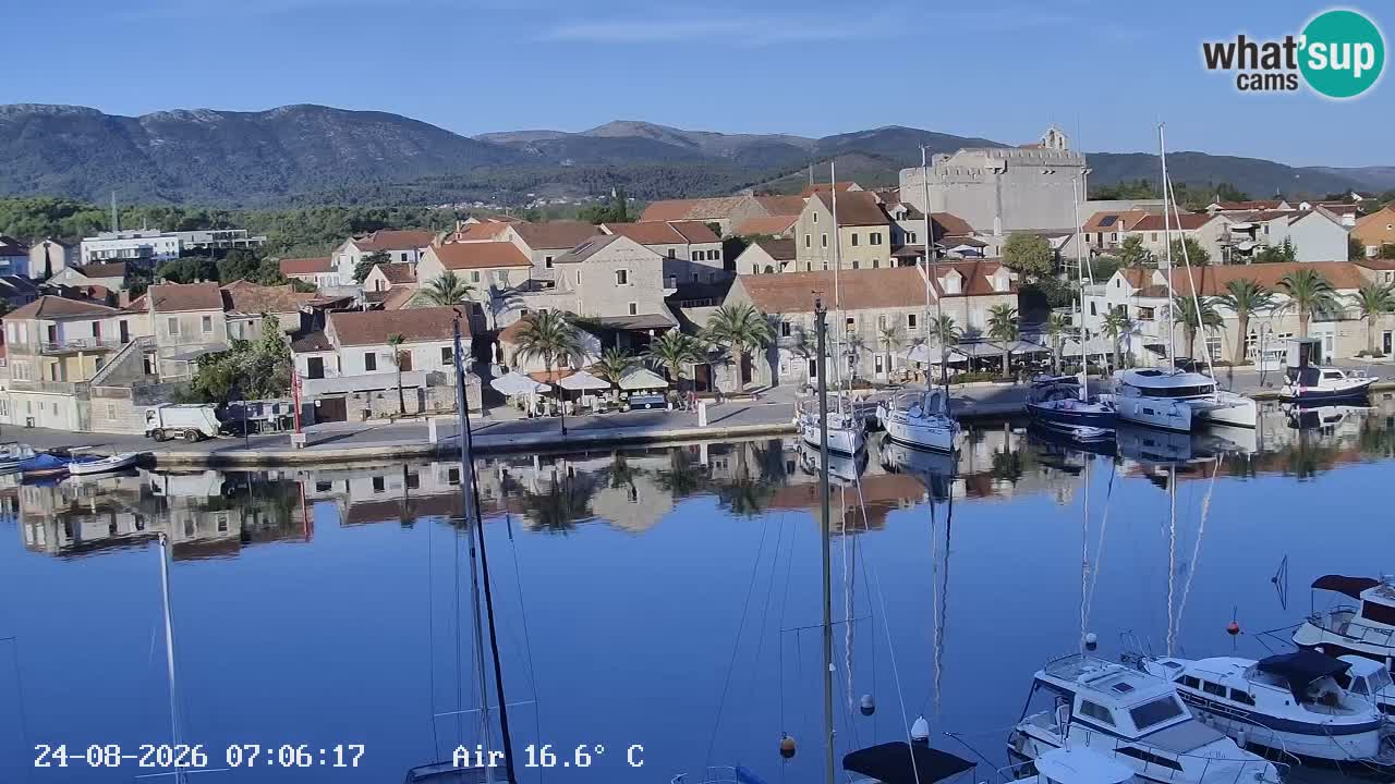 Webcam Hvar Vrboska marina | Dalmazia