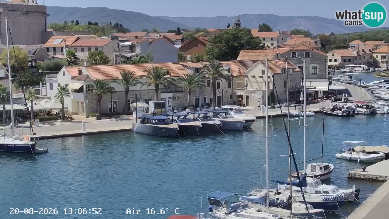 Livecam Vrboska marina | Hvar island | Dalmatia