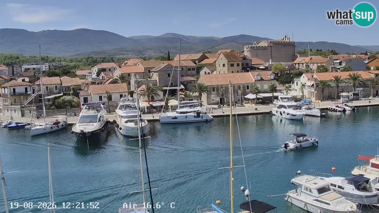 Webcam Vrboska marina | Hvar Insel | Dalmatien
