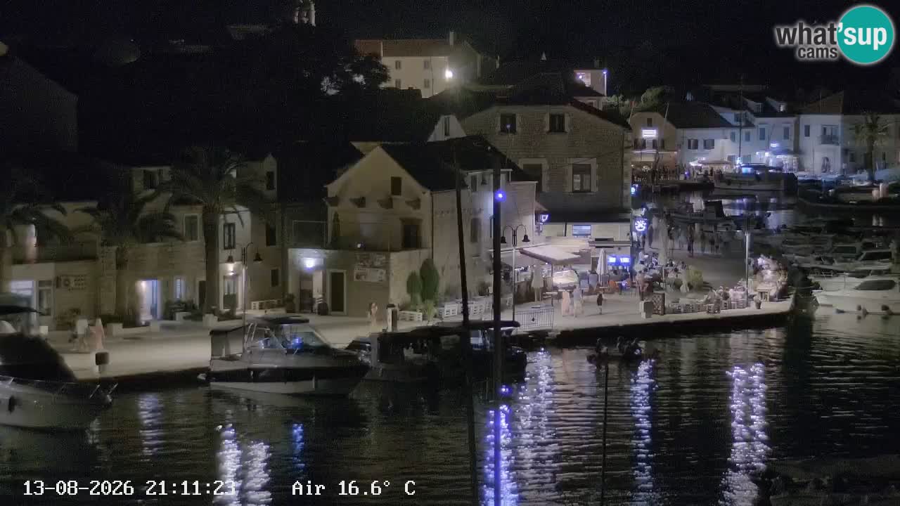 Webcam Hvar Vrboska marina | Dalmazia