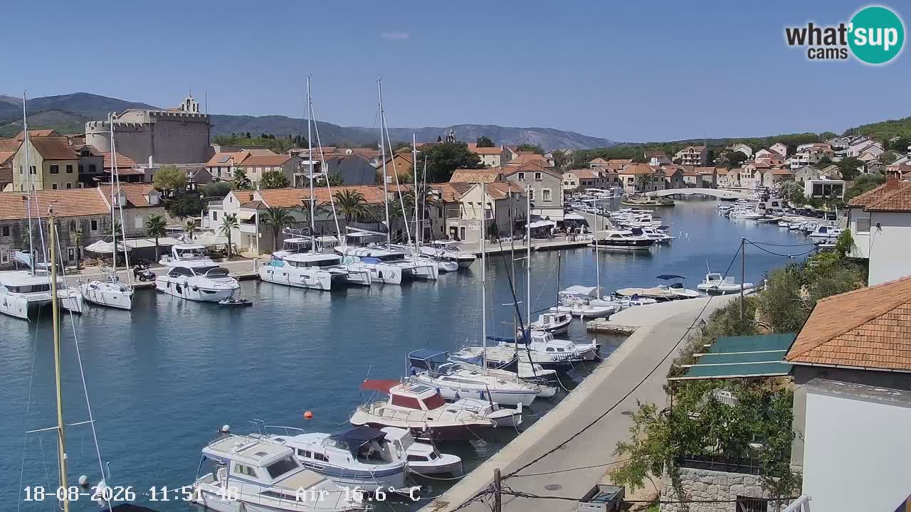 Livecam Vrboska marina | Hvar island | Dalmatia