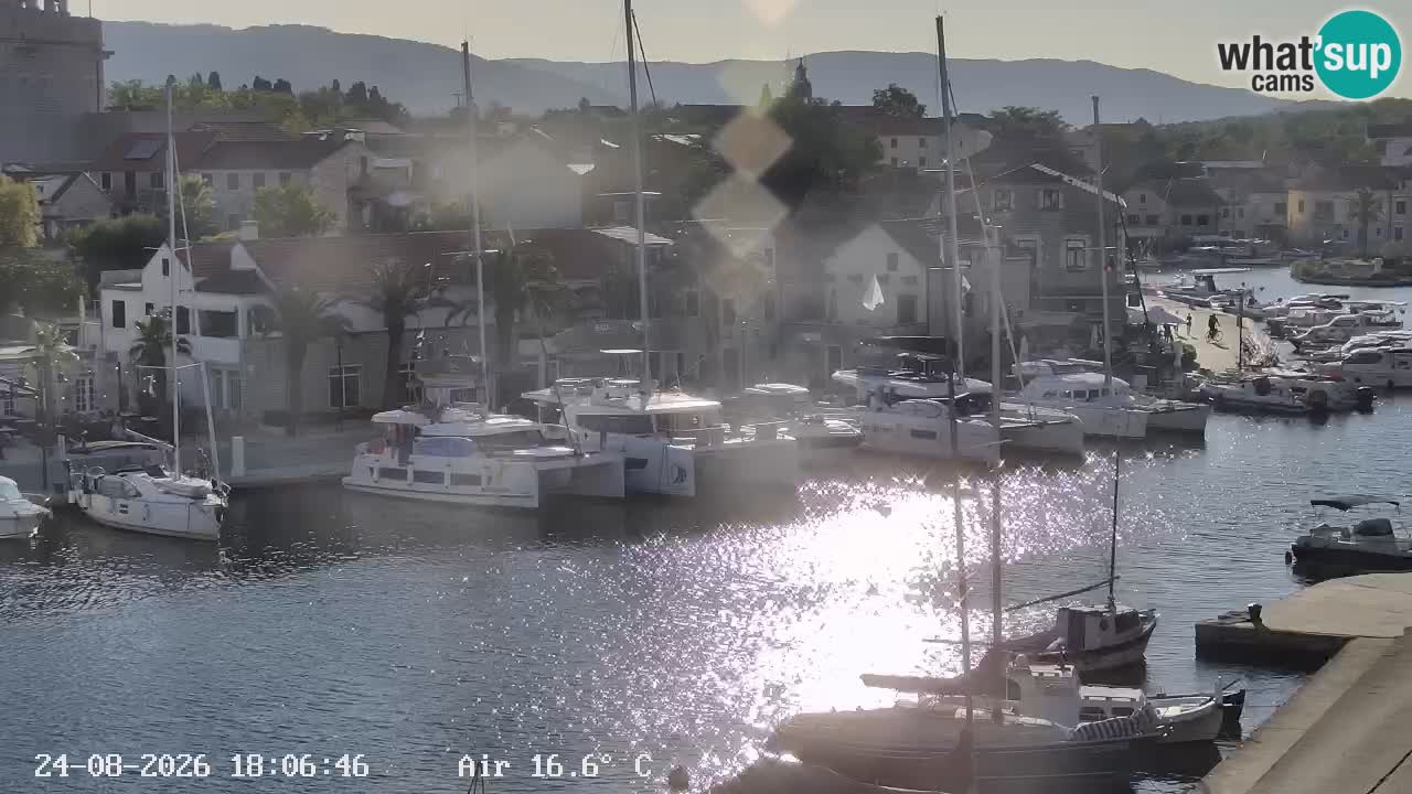 Webcam Hvar Vrboska marina | Dalmazia
