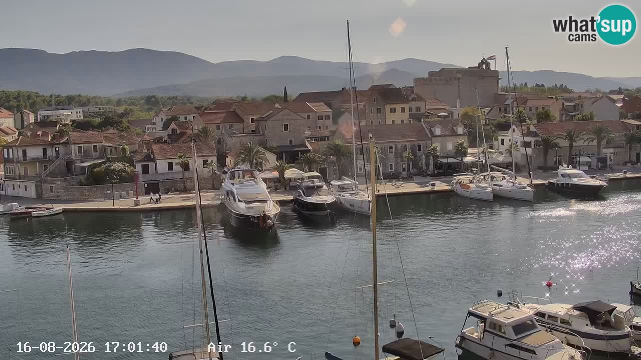 Livecam Vrboska marina | Hvar island | Dalmatia