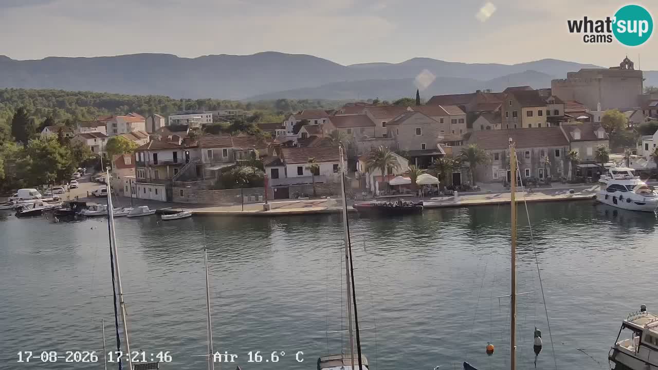 Livecam Vrboska marina | Hvar island | Dalmatia