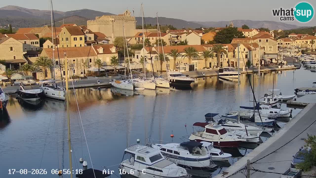 Livecam Hvar Vrboska marina | Île de Hvar | Dalmatia