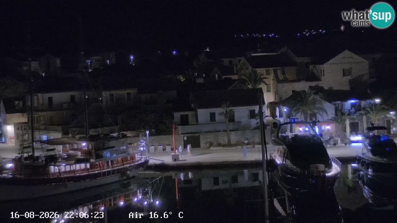 Livecam Hvar Vrboska marina | Île de Hvar | Dalmatia