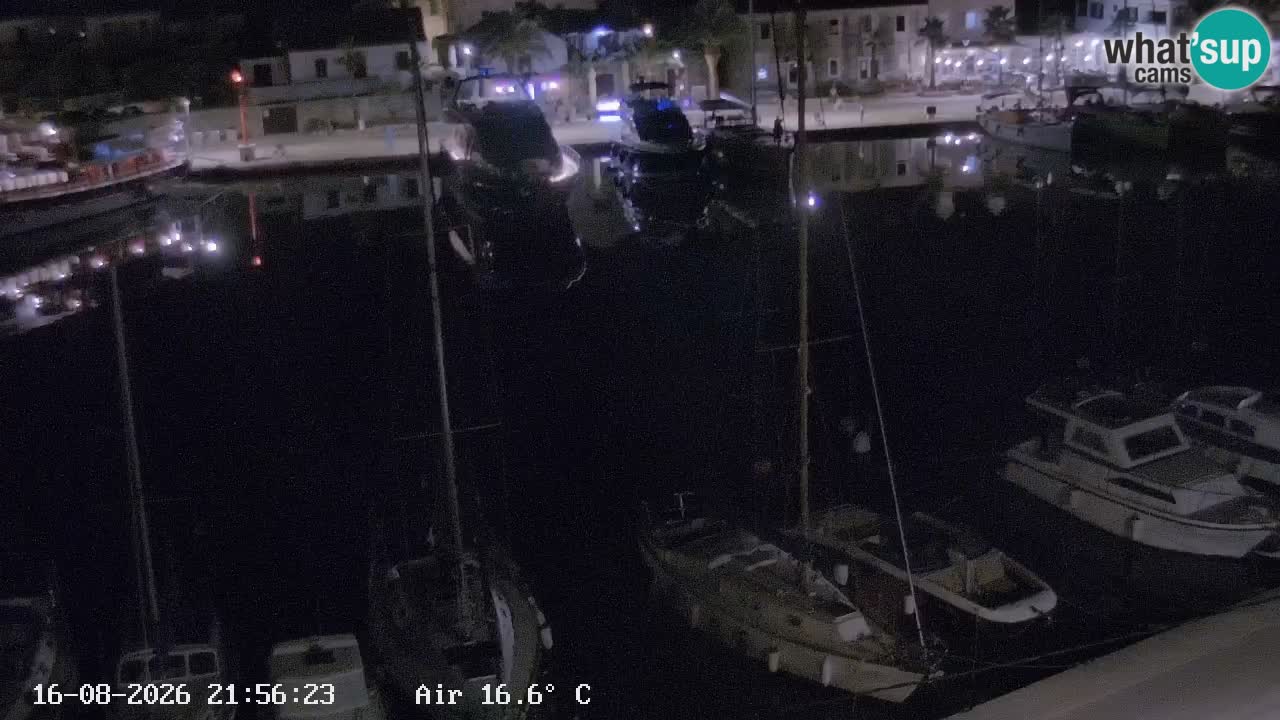 Webcam Hvar Vrboska marina | Dalmazia