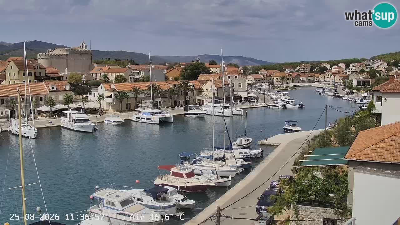Webcam Vrboska marina | Hvar Insel | Dalmatien