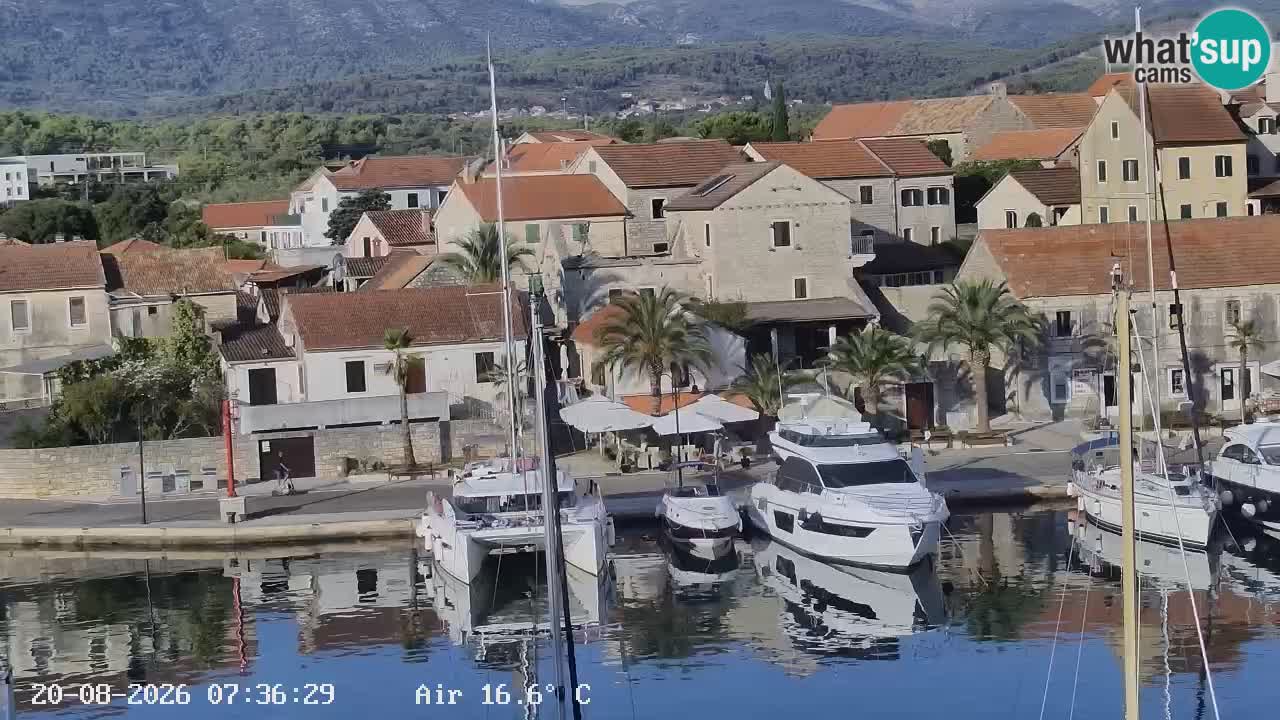 Livecam Vrboska marina | Hvar island | Dalmatia