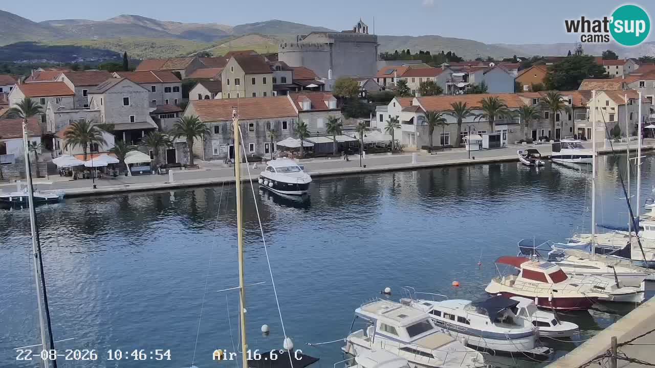 Webcam Vrboska marina | Hvar Insel | Dalmatien