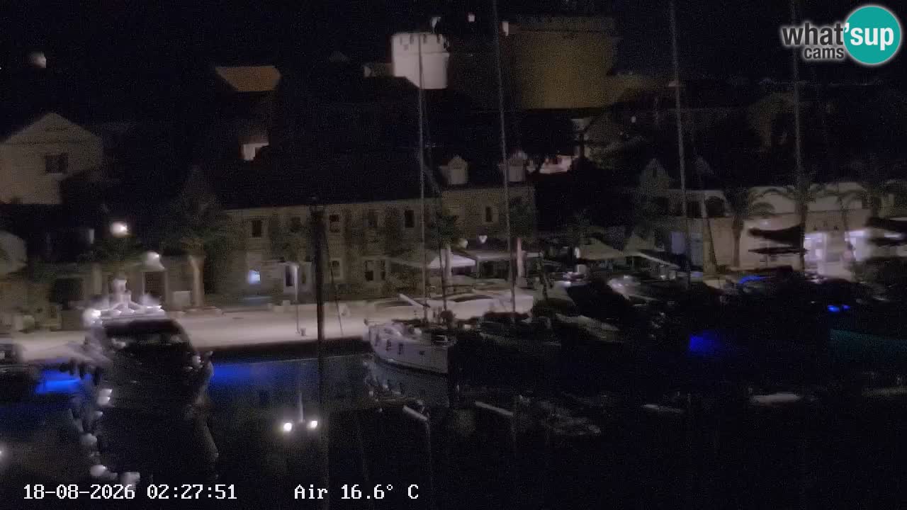 Webcam Vrboska marina | Hvar Insel | Dalmatien