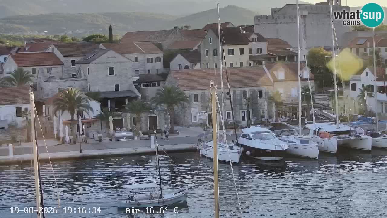 Webcam Vrboska marina | Hvar Insel | Dalmatien