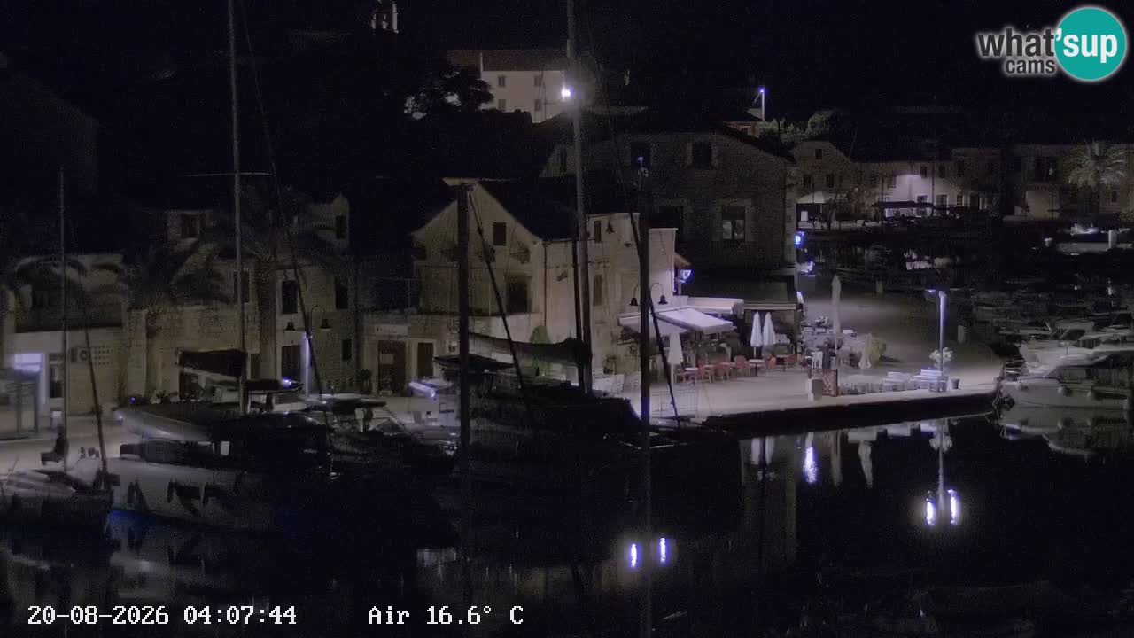 Webcam Vrboska marina | Hvar Insel | Dalmatien