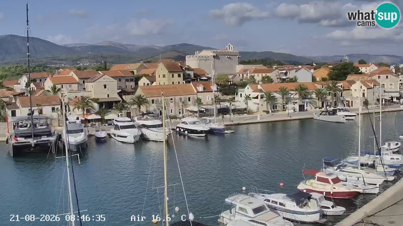 Livecam Hvar Vrboska marina | ĂŽle de Hvar | Dalmatia