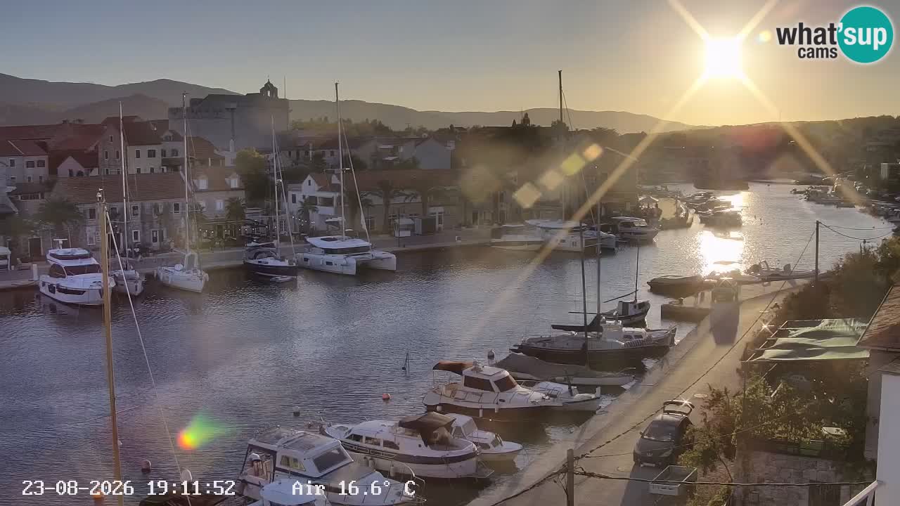 Webcam Vrboska marina | Hvar Insel | Dalmatien
