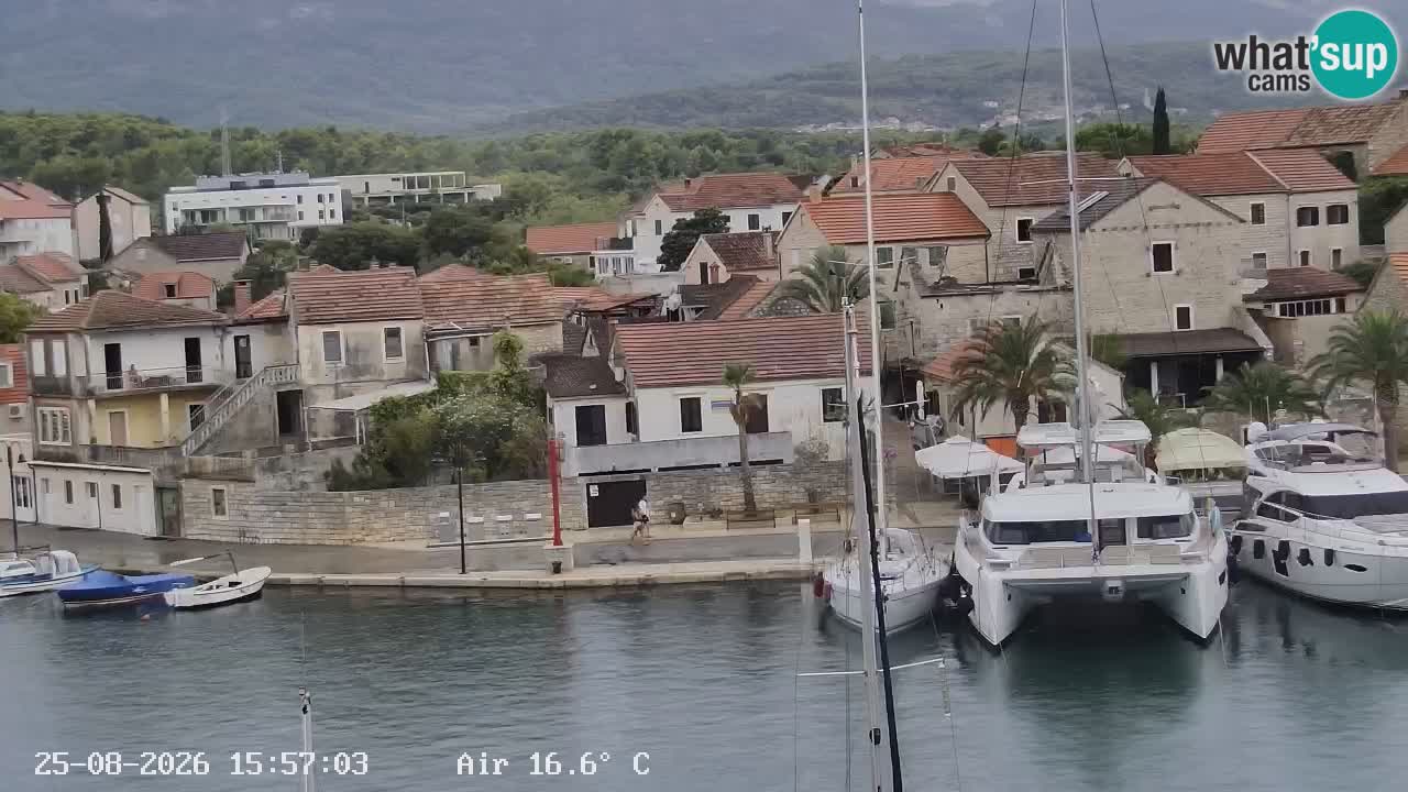 Webcam Vrboska marina | Hvar Insel | Dalmatien