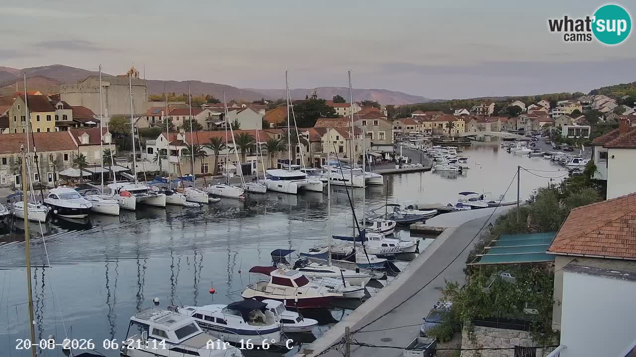 Livecam Hvar Vrboska marina | Île de Hvar | Dalmatia
